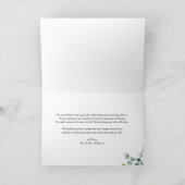 Rustikale Sonnenblumen und Pumpkins-Hochzeit im He Dankeskarte (Innenseite)