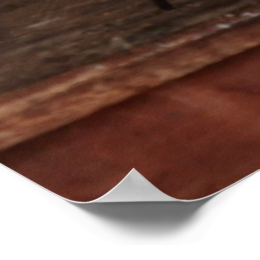 Rustikale Sonnenblumen und Zitronen Poster (Ecke)