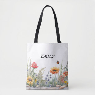 Rustikale Sonnenblumen Wildblume   Benutzerdefinie Tasche