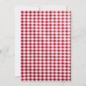 Rustikale Sonnenblumendusche Einladung (Rückseite)