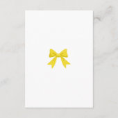 Rustikale Sonnenblumenhochzeit Begleitkarte (Rückseite)