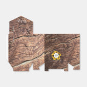 Rustikale Sonnenblumenhochzeit Geschenkschachtel (Ungefaltet)