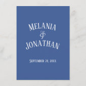 Rustikale Sonnenblumenhochzeit Menükarte (Rückseite)