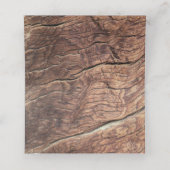 Rustikale Sonnenblumenhochzeit Platzkarte (Innenseite Aufgefaltet)