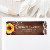 Rustikale Sonnenblumenleuchte Rote Blumenblume (Insitu)