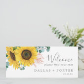 Rustikale Sonnenblumenüberhängung (Stehend Vorderseite)