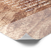 Rustikale Sonnenblumenübersicht Poster (Ecke)