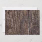 Rustikale Sonnenblumenzwiebeleien retten das Datum Save The Date (Rückseite)