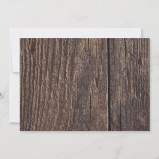 Rustikale Sonnenblumenzwiebeleien retten das Datum Save The Date (Rückseite)