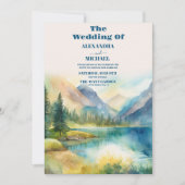 Rustikale Sonnenuntergang Orangefarbene Hochzeit Einladung (Vorderseite)