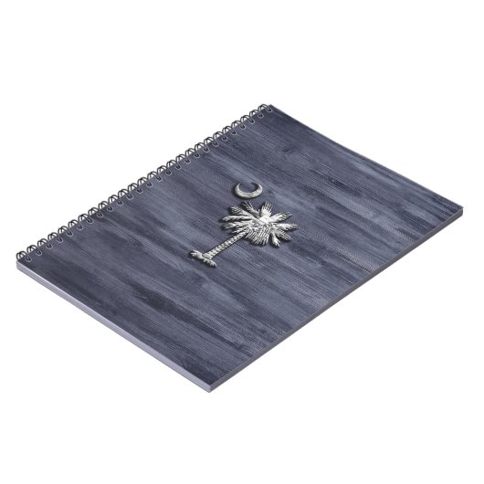 Rustikale South Carolina Palmetto und Moon Notizblock (Linke Seite)
