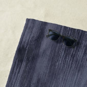 Rustikale South Carolina Palmetto und Moon Strandtuch (Beispiel)