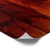 Rustikale Spiraltreppe in der Lodge Hütte Poster (Ecke)