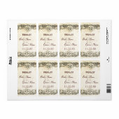 Rustikale Spitze auf Hochzeit auf dem Lande (Vorne)