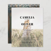 Rustikale Spitzen Gypsophila Lights Mason Jar Wedd (Vorne/Hinten)