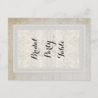 Rustikale Spitzen mit Vintagem Leinen Land Eleganc