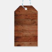 Rustikale Spitzen Sonnenblumen Gastgeschenk Hochze Geschenkanhänger (Rückseite)