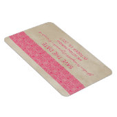 Rustikale Spitzen speichern das Datumsfenster, ros Magnet (Rechte Seite)