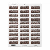 Rustikale Spitzen- und Holzhochzeit (Vorne)