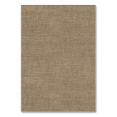 Rustikale Spitzen- und Starfish Burlap-Tischnummer Tischnummer (Rückseite)