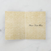 Rustikale Spitzen wrapped Mason Jar Wedding Dankeskarte (Innenseite)