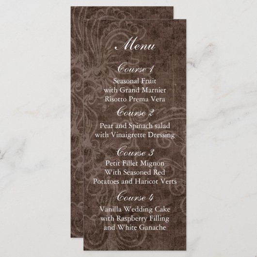 Rustikale Spitzen wrapped Mason Jar Wedding Programm (Vorne/Hinten)