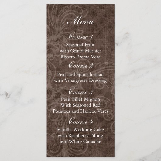 Rustikale Spitzen wrapped Mason Jar Wedding Programm (Vorderseite)