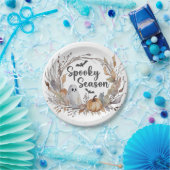 Rustikale Spooky Season Paper Plate Pappteller (Party)
