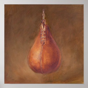 Rustikale Sportarten Boxen Poster