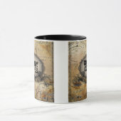 rustikale Stacheldraht Western Cowboy Hochzeit Tasse (Zentrum)