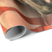 Rustikale Stallenflagge Geschenkpapier (Rolleneckpunkt)