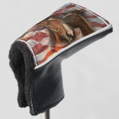 Rustikale Stallenflagge Golf Headcover (3/4 Vorderseite)