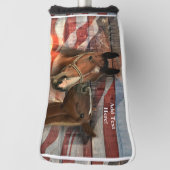 Rustikale Stallenflagge Golf Headcover (Rotieren 90)