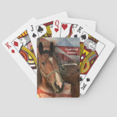 Rustikale Stallenflagge Spielkarten (Rückseite)