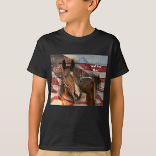Rustikale Stallenflagge T-Shirt
