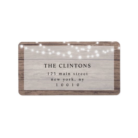 Rustikale Stallenzeichenbeleuchtung gibt das Adres Adressaufkleber (Vorne)
