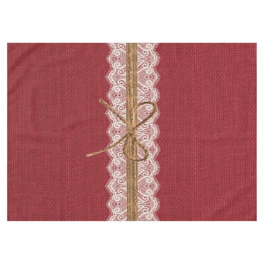 Rustikale Stallhochzeit Burlap-Hochzeit im Herbst Tischdecke (Vorderseite (Horizontal))