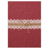 Rustikale Stallhochzeit Burlap-Hochzeit im Herbst Tischdecke (Vorderseite)