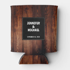 Rustikale Stallholzbraut & Bräutigam Landhochzeit Dosenkühler