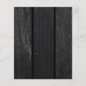 Rustikale Stallleuchten Einladung zur Hochzeit (Rückseite)