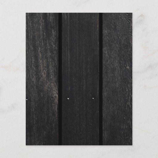 Rustikale Stallleuchten Einladung zur Hochzeit Flyer (Hinten)