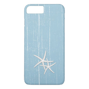 Rustikale Starfish-Minzen-blaues Strand-Thema Case-Mate iPhone Hülle