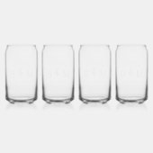 Rustikale Stechblüte Dosenglas (Hinten)