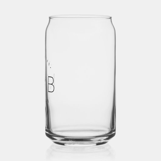 Rustikale Stechblüte Dosenglas (Links)