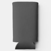 Rustikale Stechblüte | Holzkohle Selters Dosenkühler (Rückseite)