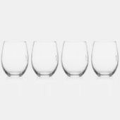 Rustikale Stechblüte Weinglas Ohne Stiel (Rechts)