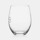 Rustikale Stechblüte Weinglas Ohne Stiel (Links)