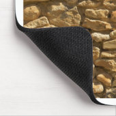 Rustikale Steinmauer Mousepad (Ecke)