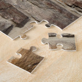 Rustikale Steinmauer, strukturierte Dekoration Puzzle (Seite)