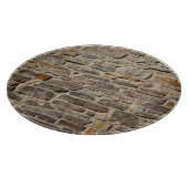 Rustikale Steinmauer, strukturierte Dekoration Schneidebrett (Ecke)